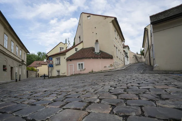 Praga Repubblica Ceca Maggio 2018 Tipiche Case Novy Svet Praga — Foto Stock