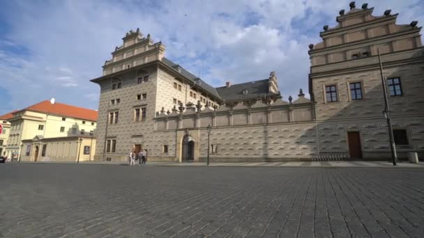 Prague République Tchèque Mai 2018 Vue Sur Façade Palais Schwarzenberg — Video