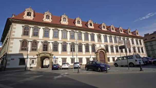 Prague République Tchèque Mai 2018 Vue Sur Façade Palais Sénat — Video