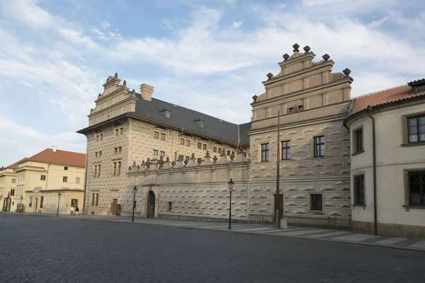 Praga Republika Czeska Maja 2018 Widok Pałac Schwarzenbergów Pradze Prague — Zdjęcie stockowe