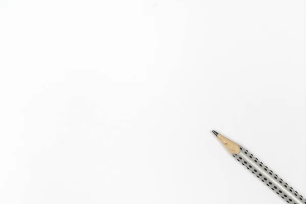 Pencil Sheet White Paper — Stock Photo, Image