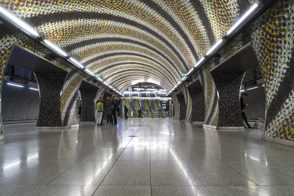 Budapest Hungary July 2018 View Szent Gellert Ter Metro Station — Stock Photo, Image