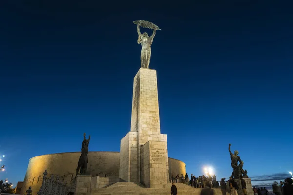 Budapeste Hungria Julho 2018 Vista Entardecer Monumento Libertação Jubilee Park — Fotografia de Stock