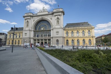 Budapeşte, Macaristan. Temmuz 2018. Keleti railway station Budapeşte, Macaristan bir görünümünü