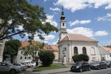 Budapeşte, Macaristan. Temmuz 2018. Lutheran Kilisesi Buda Budapeşte, Macaristan