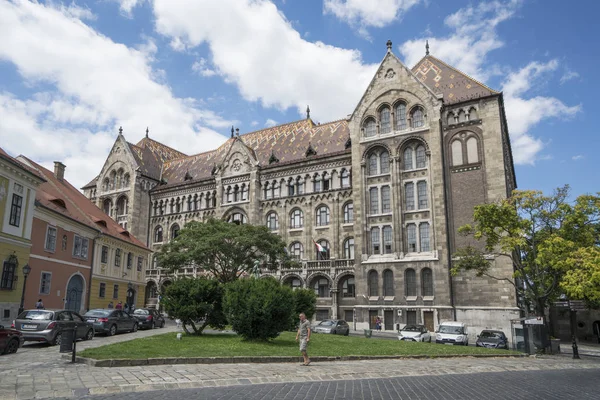 Budapest Hungary July 2018 Facade National Archives Hungary Building Budapest — Stock Photo, Image