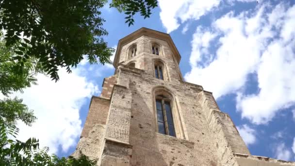 Budapest Hungría Julio 2018 Vista Torre María Magdalena Budapest Hungría — Vídeos de Stock