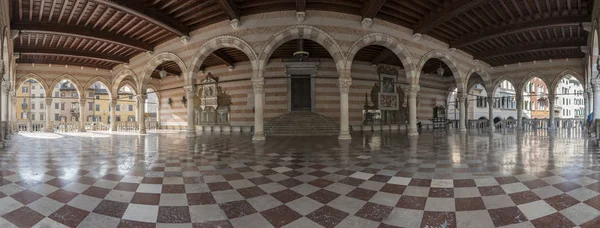 Panoramatický Snímek Loggia Del Lionello Udine — Stock fotografie