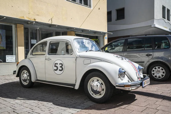 Hermagor Austria August 2018 Colored Wolkswagen Car Film Love Bug — Stock Photo, Image