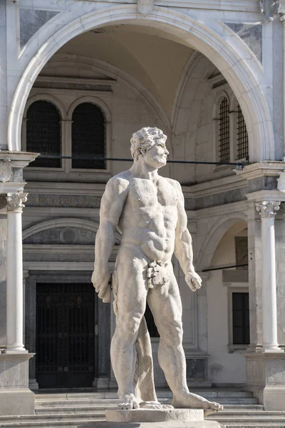 Udine Italy October 2018 Statue Hercules Made Sculptor Angelo Putti — Stock Photo, Image