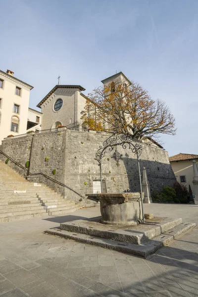Castelmonte Olaszország November 2018 Szentély Boldogságos Szűz Castelmonte — Stock Fotó