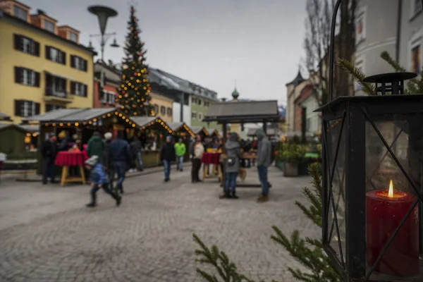 Lienz Österrike December 2018 Den Traditionella Chsristmas Marknaden Lienz Österrike — Stockfoto