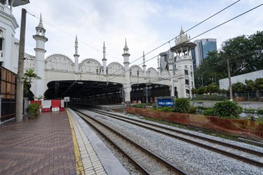 Kuala Lumpur, Malezya. Ocak 2019. Kuala Lumpur, Malezya Klcc park ağaçlarda