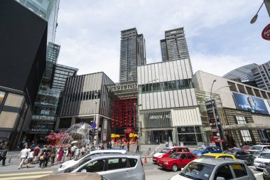 Kuala Lumpur, Malezya. Ocak 2019. Kuala Lumpur, Malezya Klcc park ağaçlarda