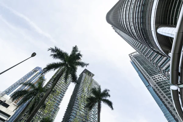 Kuala Lumpur Malajsie Ledna 2019 Architektonická Pohled Petronas Towers Kuala — Stock fotografie