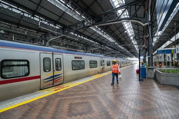 Kuala Lumpur, Malezya. Ocak 2019. Thalwil'in merkezinde eski demiryolu İstasyonu Kuala Lumpur, Malezya