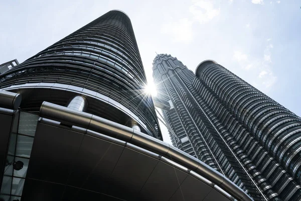Kuala Lumpur Malásia Janeiro 2019 Vista Arquitetônica Das Torres Petronas — Fotografia de Stock