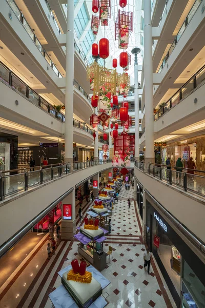 Kuala Lumpur Malásia Janeiro 2019 Vista Para Interior Shopping Suria — Fotografia de Stock