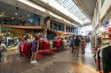 Kuala Lumpur, Malezya. Ocak 2019. Merkez kapalı bir görünümünü Pazar Kuala Lumpur, Malezya