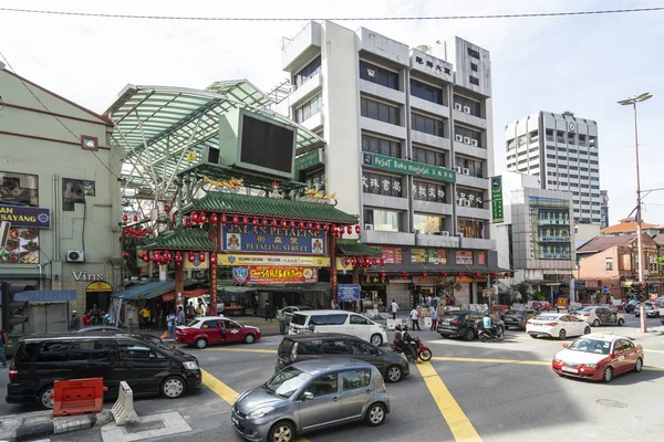 Kuala Lumpur Malasia Enero 2019 Personas Puerta Del Mercado Callejero — Foto de Stock