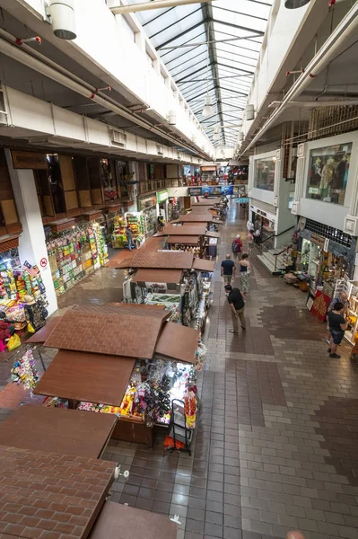 Kuala Lumpur Malásia Janeiro 2019 Uma Vista Interior Mercado Central — Fotografia de Stock
