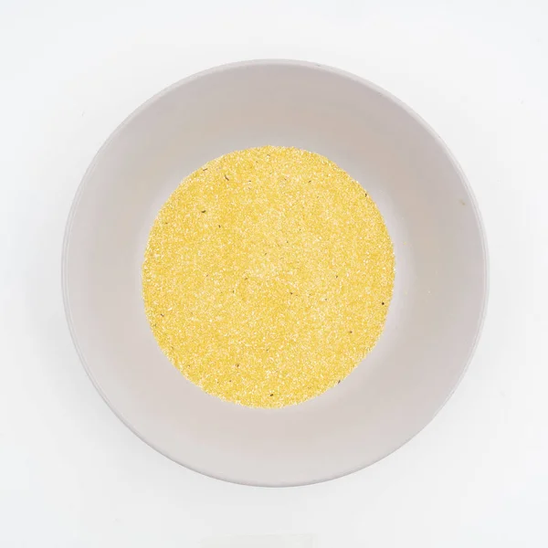 Желтая кукурузная мука — стоковое фото