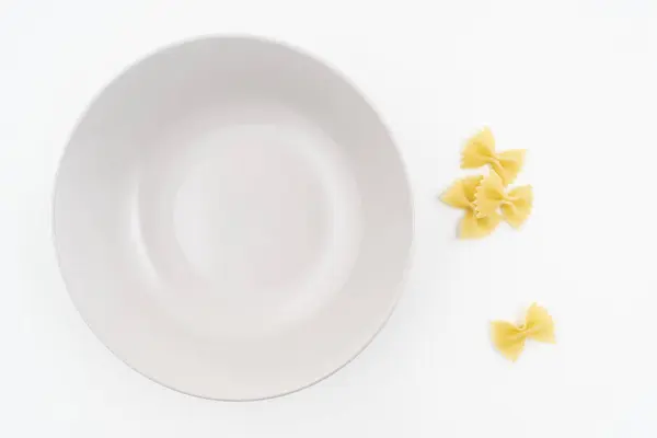 Dried butterfly format pasta — Stock Photo, Image