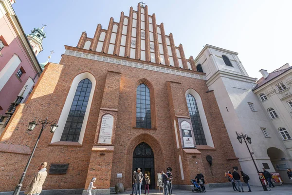 San Giovanni Battista-katedralen i Warszawa — Stockfoto
