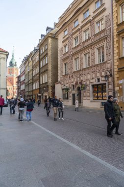 Varşova'daki Eski Şehir sokakları