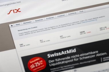 Zürih Borsa Web sitesi