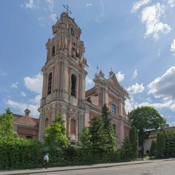 Katolska kyrkan av alla helgon i Vilnius — Stockfoto