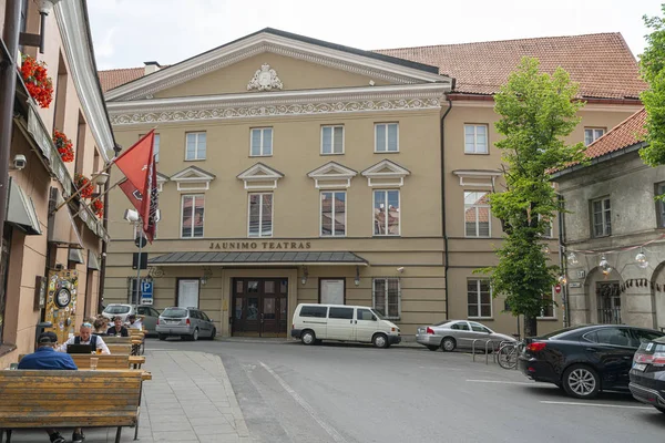 Teatro Jaunimo a Vilnius — Foto Stock