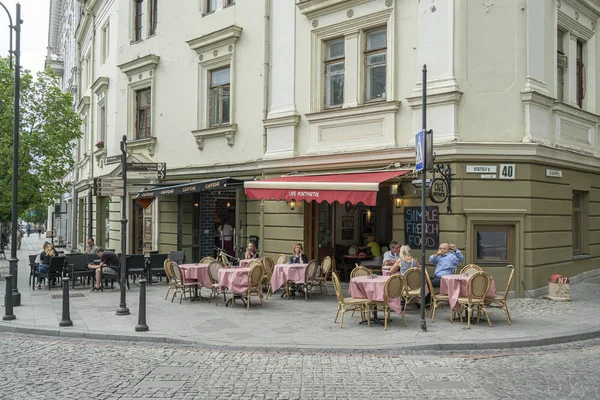 A typical bar in Vilnius — Stock Photo, Image