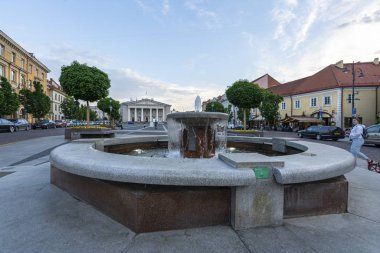 Vilniu Belediye Meydanı Çeşmesi