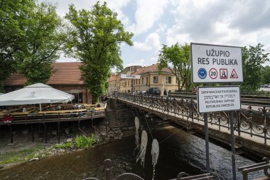 Ücretsiz Uzupio devlet, Vilnius bir ilçe