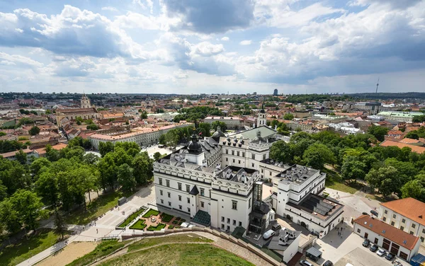 Vilnius'un panoramik manzarası
