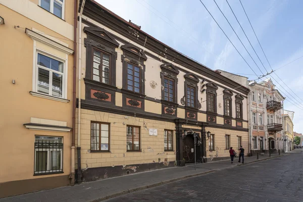 Una vista del centro di Vilnius — Foto Stock