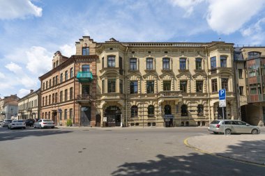 Vilnius şehir merkezi nin manzarası