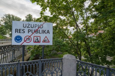 Ücretsiz Uzupio devlet, Vilnius bir ilçe