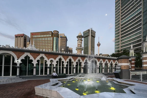 Mezquita Masjid Jamek en Kuala Lumpu — Foto de Stock