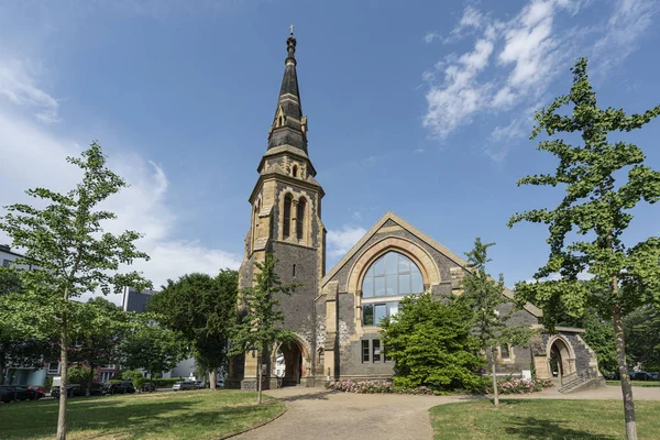 Ecumenical center Christuskirche in Frankfurt — Stock Photo, Image