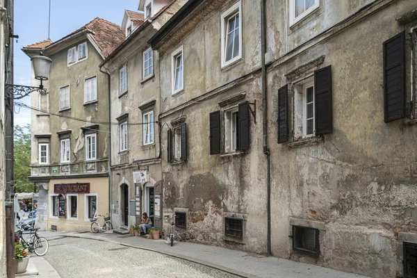 Ljubljana tarihi merkezi — Stok fotoğraf