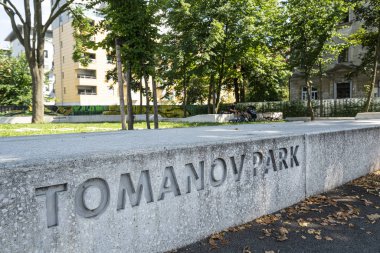 Ljubljana'daki Tomanov parkı