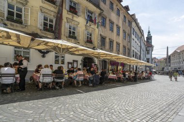 Ljubljana bölgesindeki açık hava restoranları