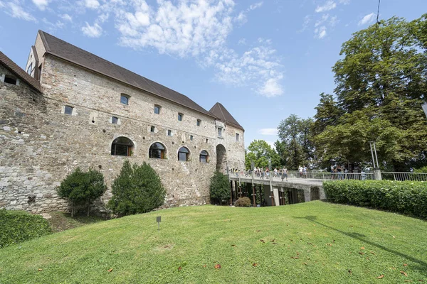 O castelo de Liubliana — Fotografia de Stock