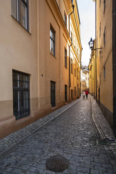 Rues caractéristiques de Stockholm — Photo