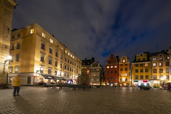 Площадь Сторторторгета в Стокгольме — стоковое фото