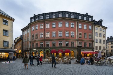 Stockholm Merkez eski sokak