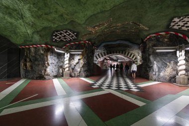 Stockholm Kungstradgarden Metro İstasyonu