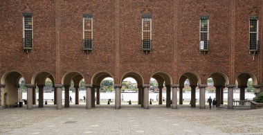 Stockholm belediye binası görünümü